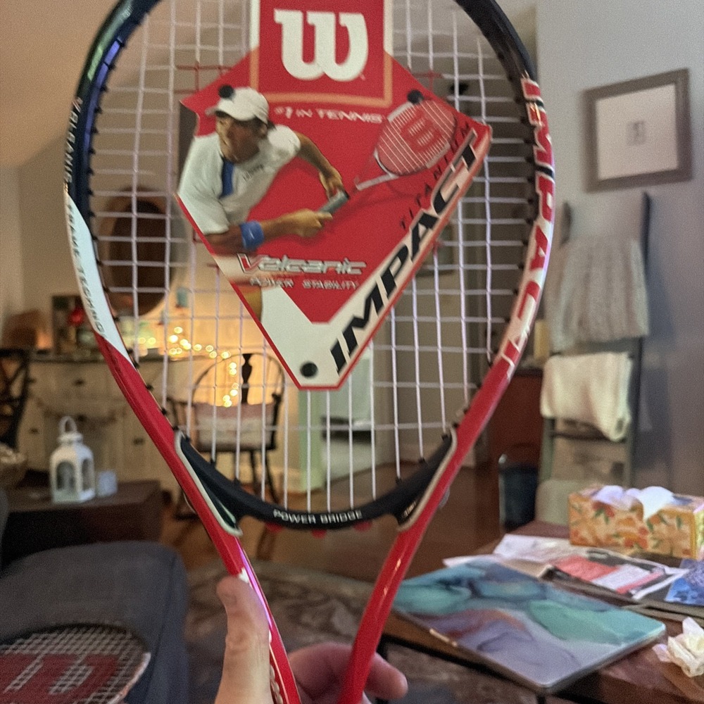 Wilson Titanium Impact Volcanic Frame Racquet L4 4 1/2 Grip Tennis Racket READ